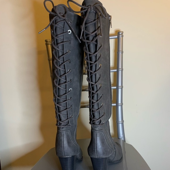 NWOBOX Sam Edelman ‘Circus’ Gray Boots 6.5 - Picture 2 of 4